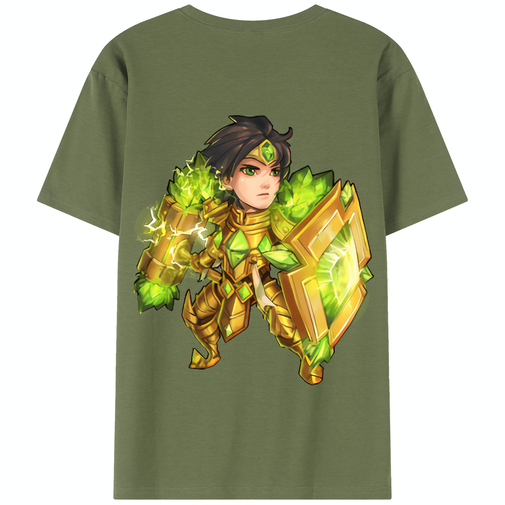 リーグ・オブ・レジェンド League of Legends LOL 綿100％半袖Tシャツ（背面プリント）